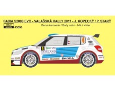 Decal – Fabia S2000 EVO - Valašská rally 2011 "Retro design"